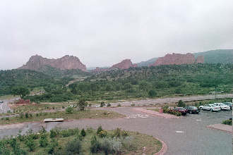 Garden of the Gods from the visitor center