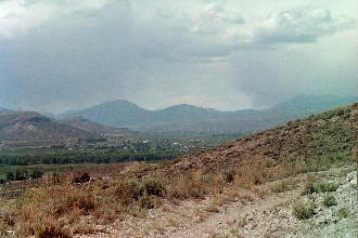 Mountains north of Gunnison